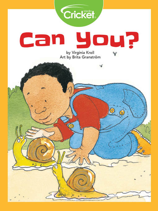 Title details for Can You? by Virginia Kroll - Available